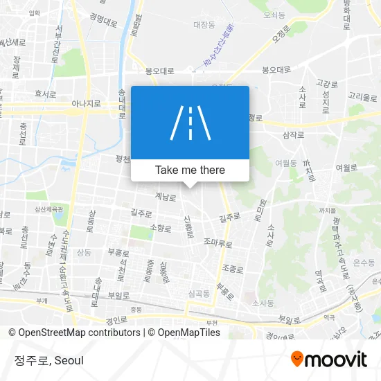 정주로 map