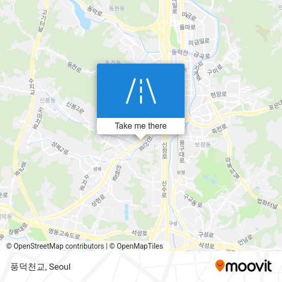 풍덕천교 map