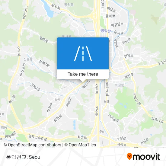 풍덕천교 map