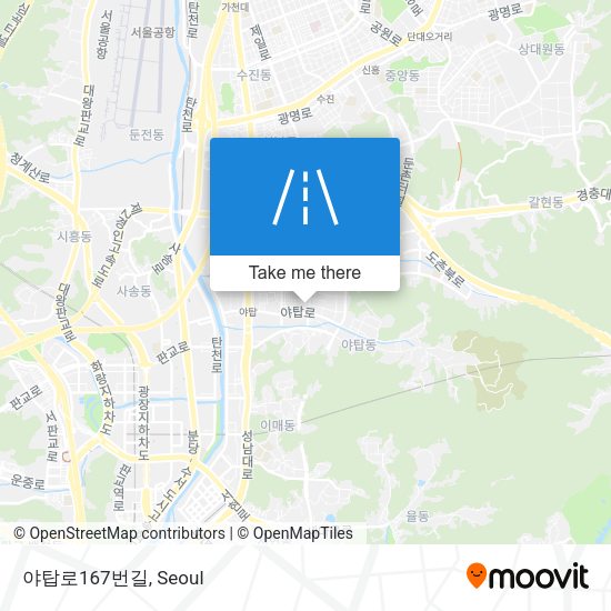 야탑로167번길 map