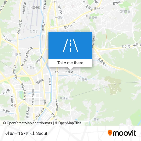 야탑로167번길 map