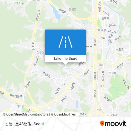 신봉1로48번길 map