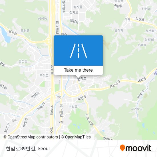 현암로89번길 map
