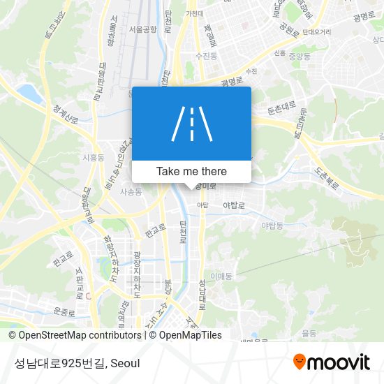 성남대로925번길 map