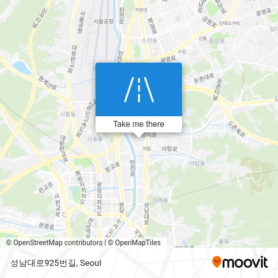 성남대로925번길 map