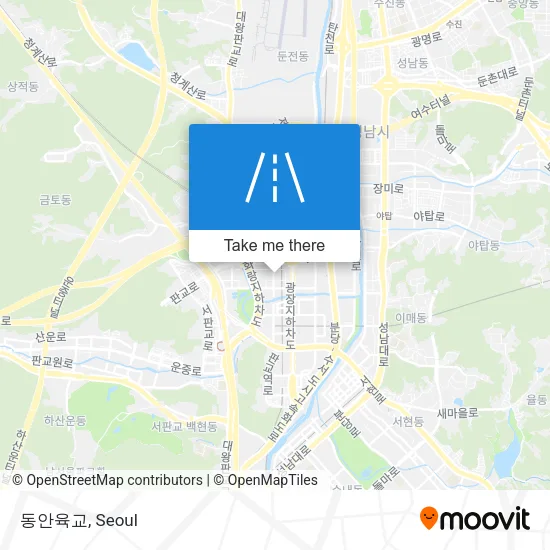 동안육교 map