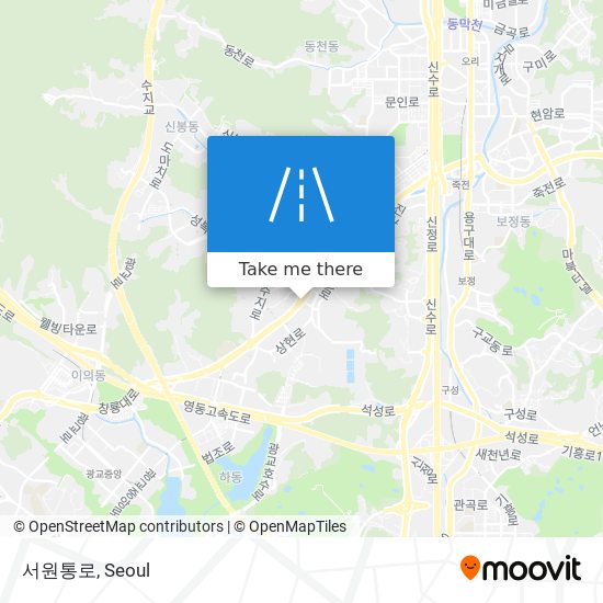 서원통로 map