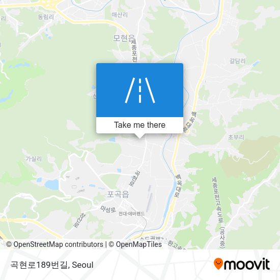 곡현로189번길 map