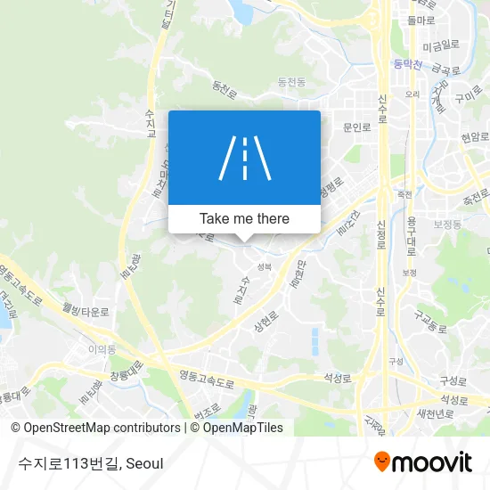 수지로113번길 map
