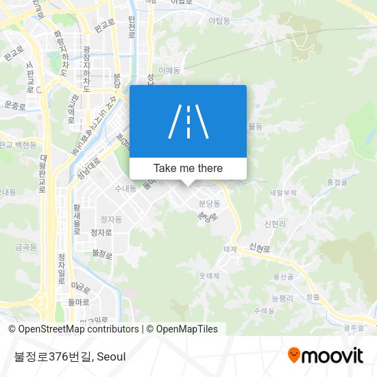 불정로376번길 map