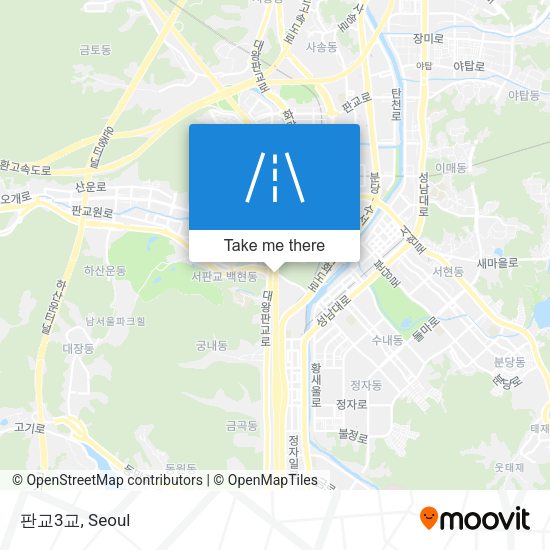 판교3교 map