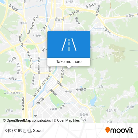 이매로89번길 map
