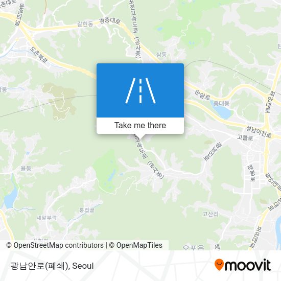 광남안로(폐쇄) map