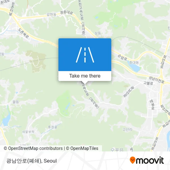 광남안로(폐쇄) map