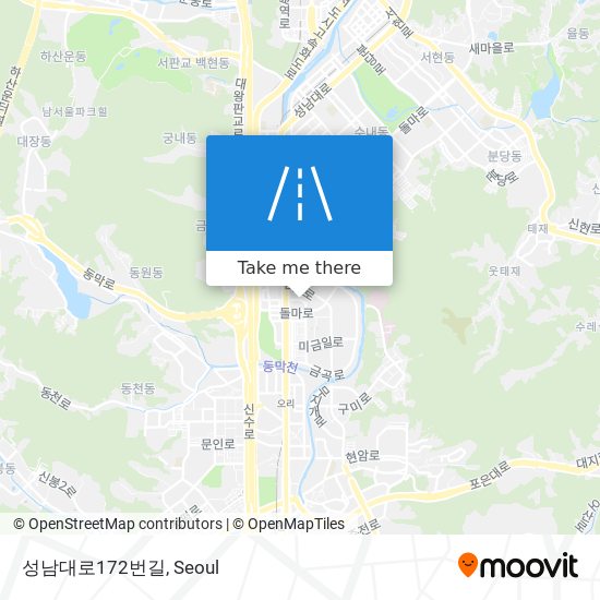 성남대로172번길 map