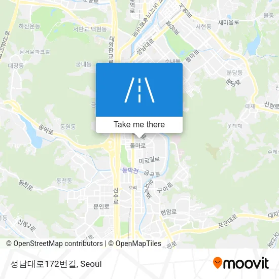 성남대로172번길 map