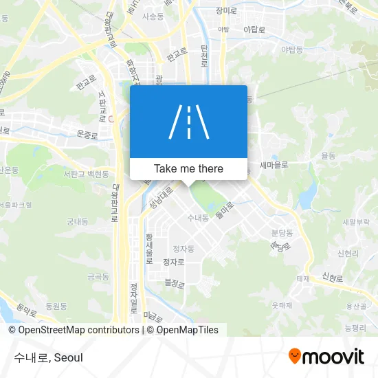 수내로 map