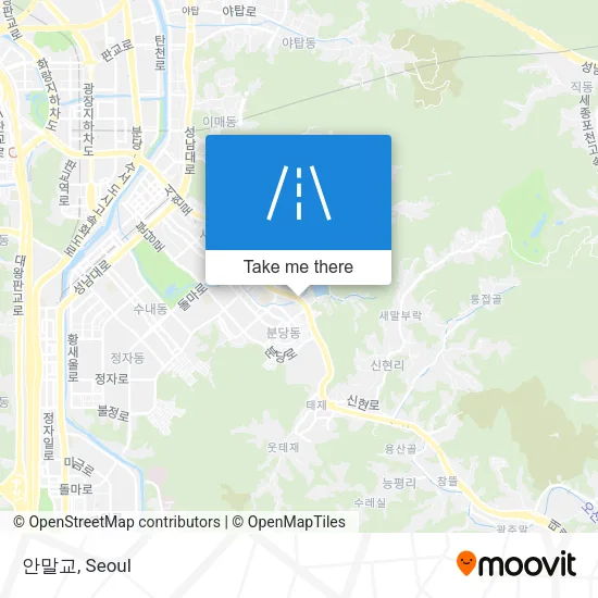 안말교 map