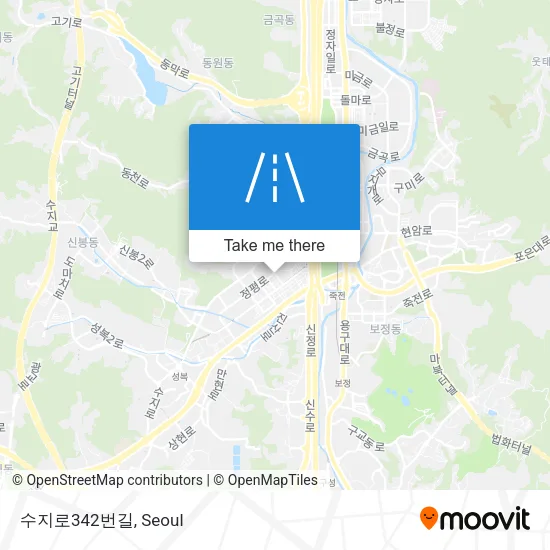 수지로342번길 map