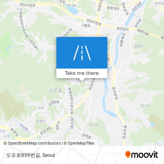 오포로859번길 map