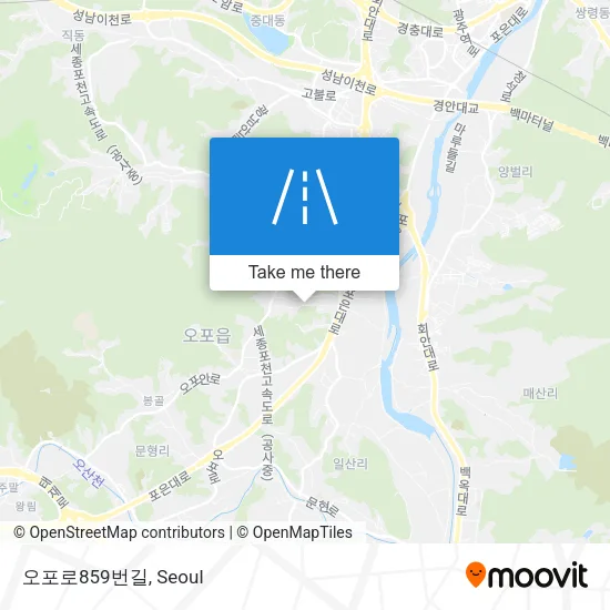 오포로859번길 map