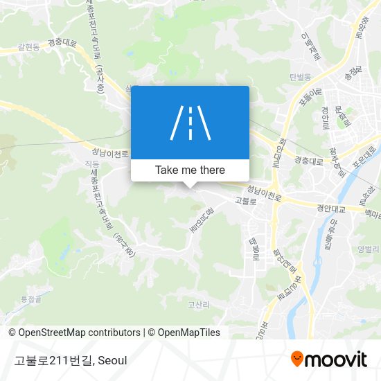 고불로211번길 map