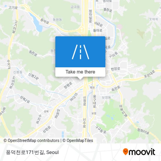 풍덕천로171번길 map