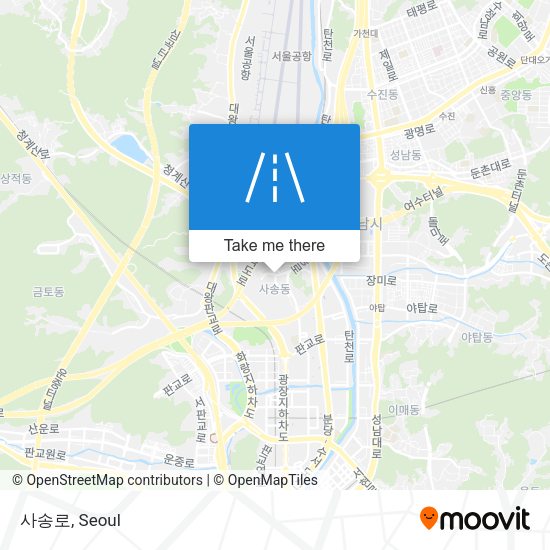사송로 map