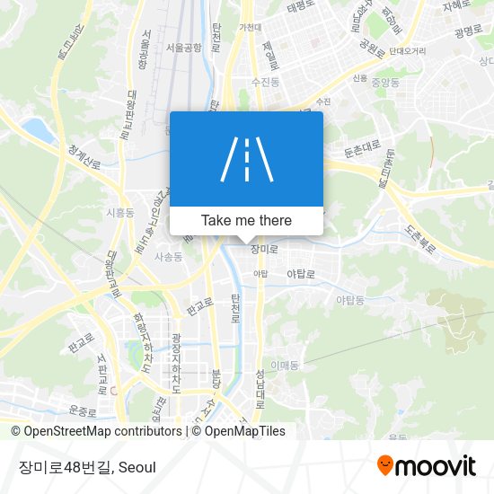 장미로48번길 map