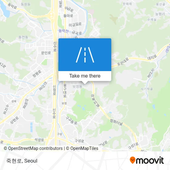 죽현로 map