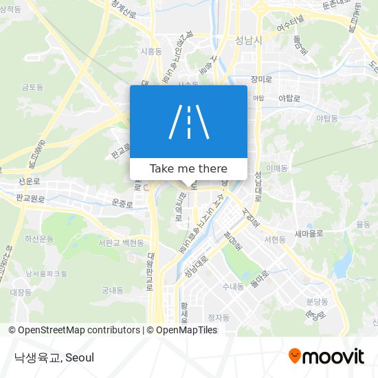 낙생육교 map