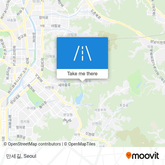 만세길 map