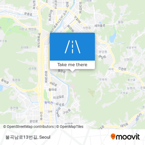 불곡남로13번길 map