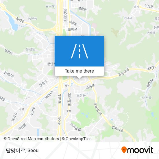 달맞이로 map