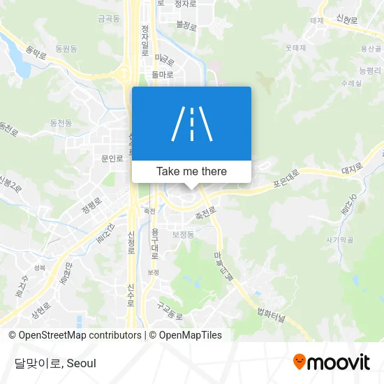 달맞이로 map