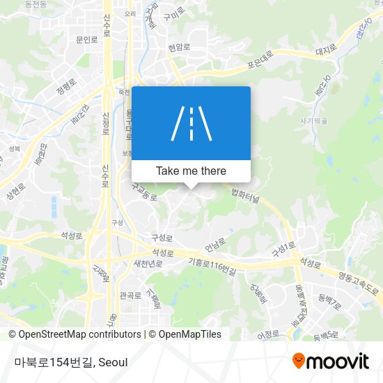 마북로154번길 map