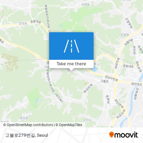 고불로279번길 map