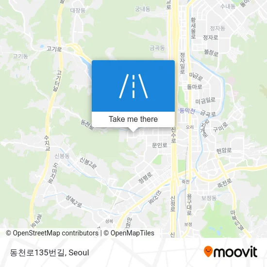 동천로135번길 map
