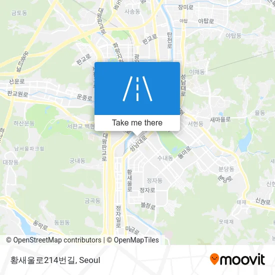 황새울로214번길 map