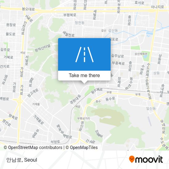 안남로 map