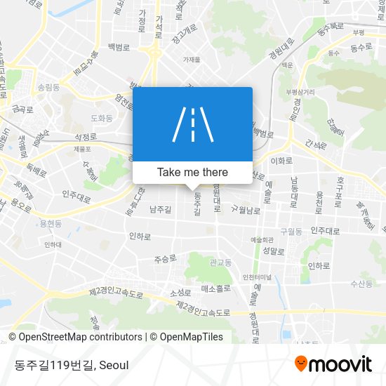 동주길119번길 map