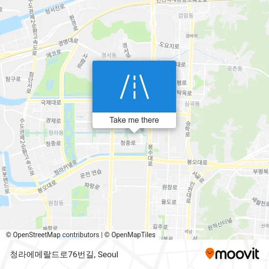 청라에메랄드로76번길 map