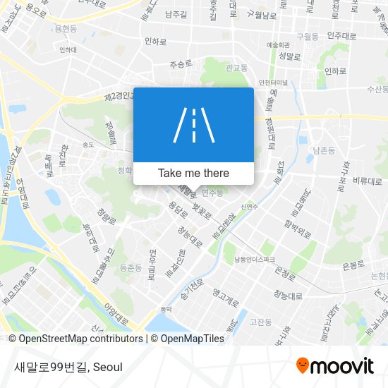 새말로99번길 map