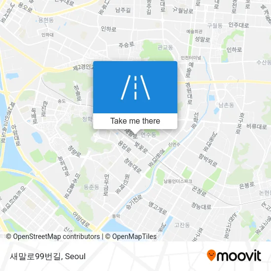 새말로99번길 map