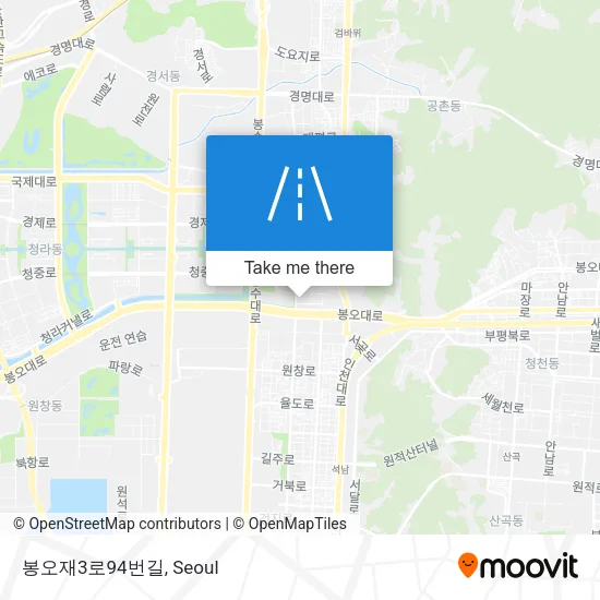 봉오재3로94번길 map