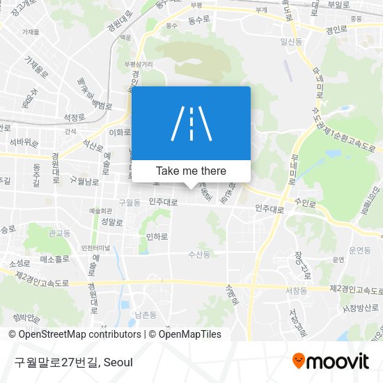 구월말로27번길 map