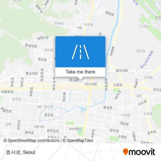 효서로 map