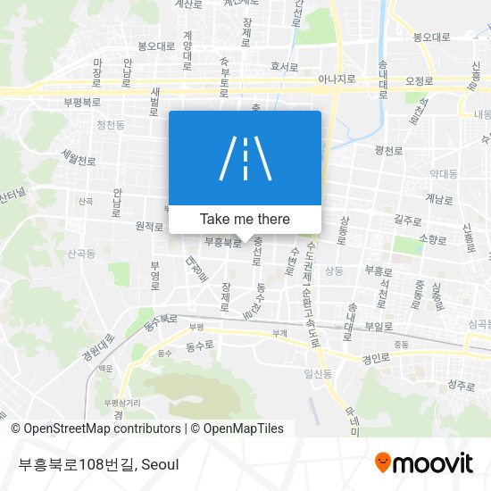 부흥북로108번길 map