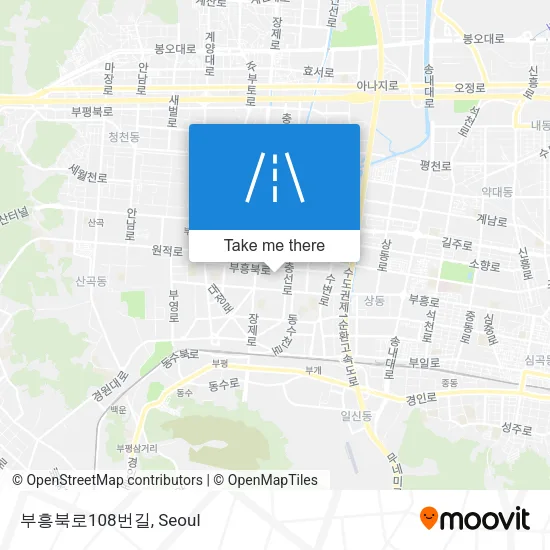 부흥북로108번길 map