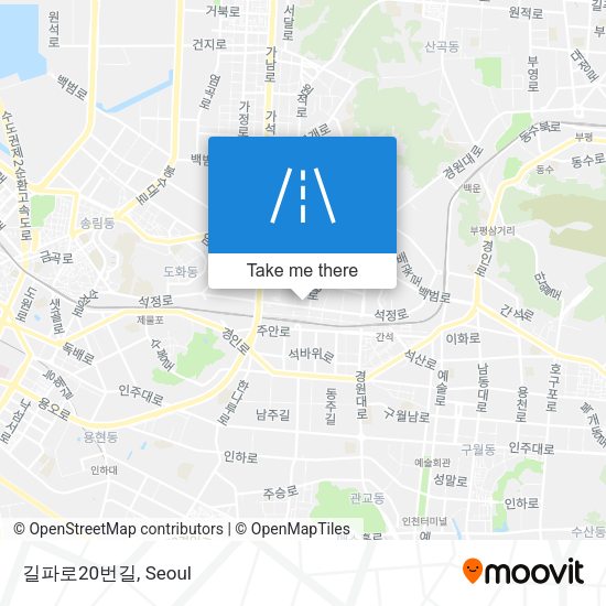 길파로20번길 map